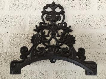 Wasserschlauchhalter aus Gusseisen - schwarz - romantisch